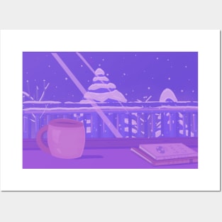 Winter evening Posters and Art